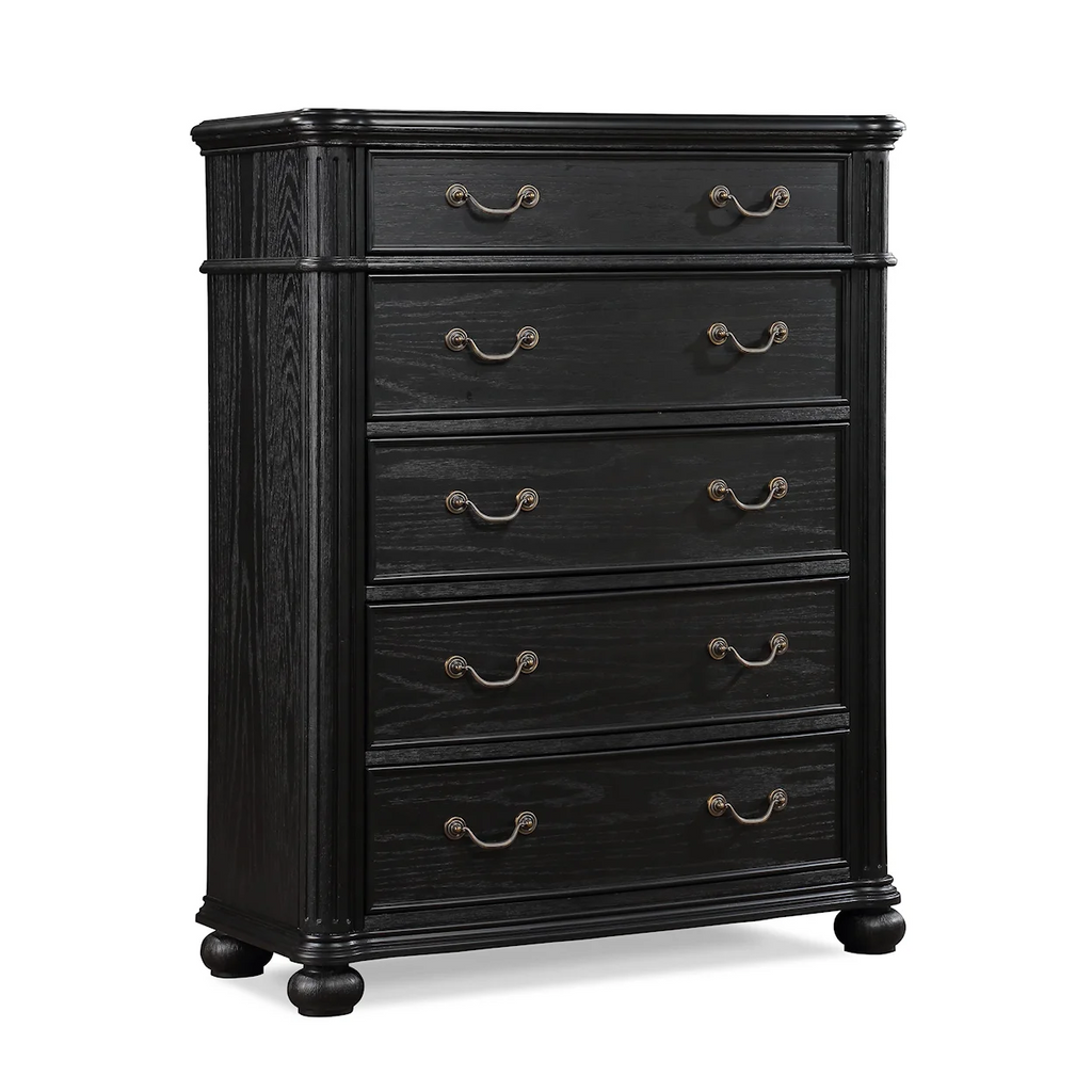 Kingsbury Black Traditional Queen Size Bedroom Set