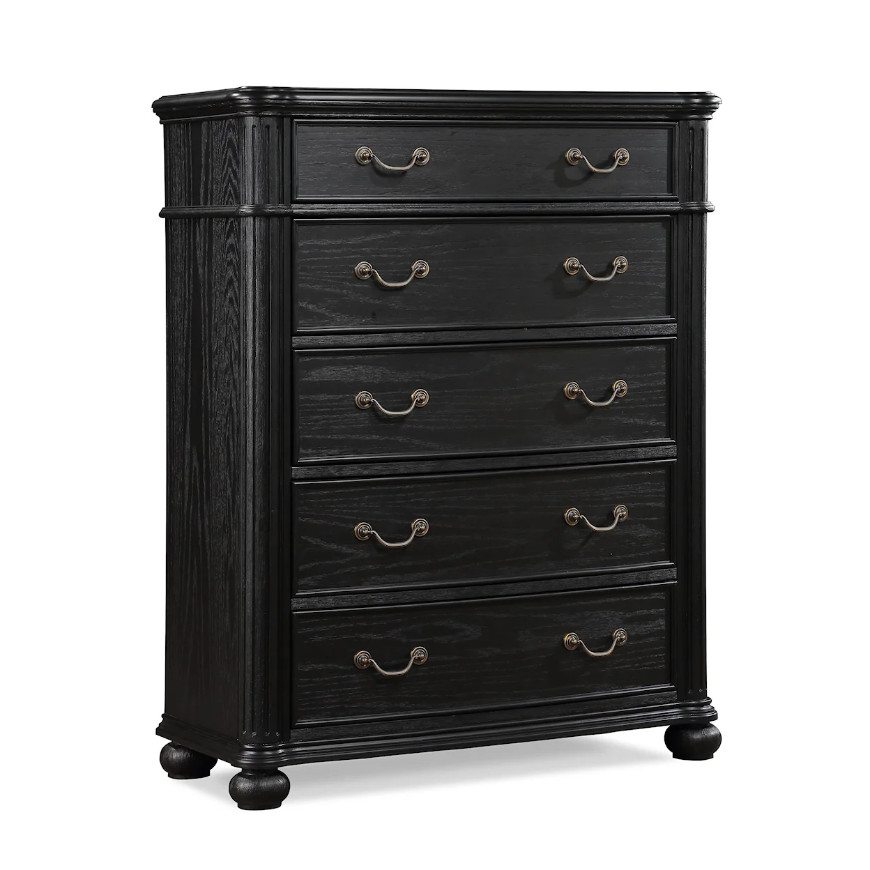 Kingsbury Black Traditional Queen Size Bedroom Set