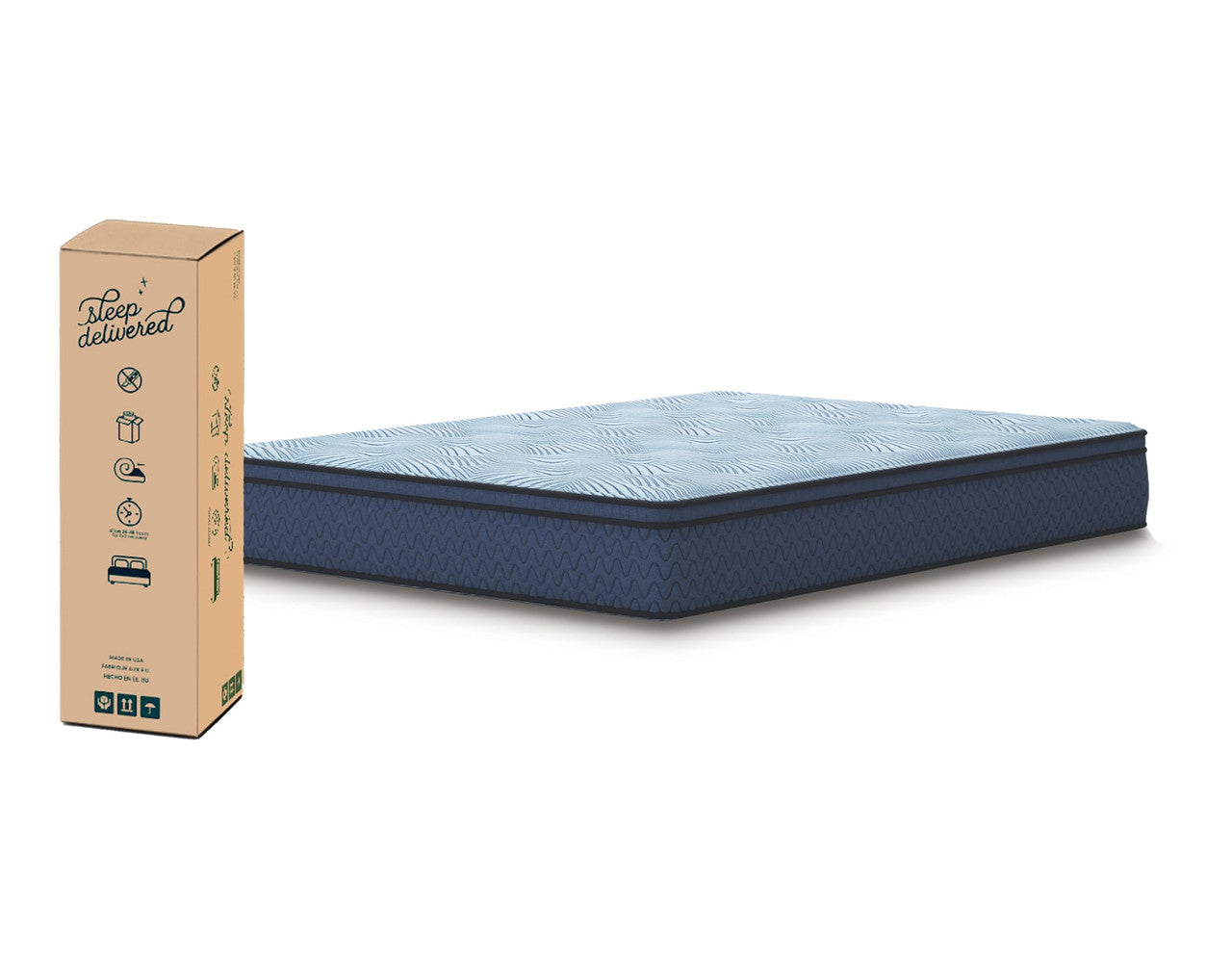 Ashley Hybrid Peak Mattress Set in Queen Size