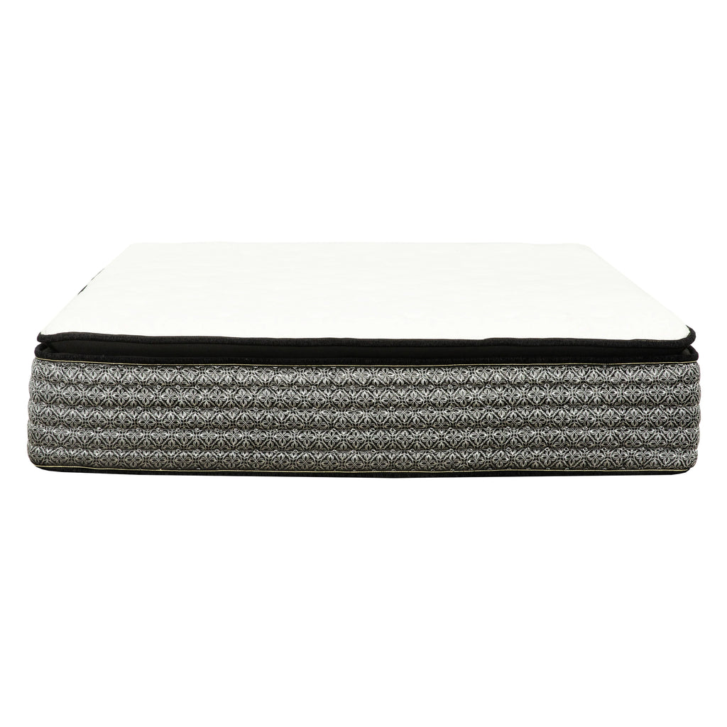 14 Inch Majesty Hybrid Pillow Top King Size Mattress and Foundation Set
