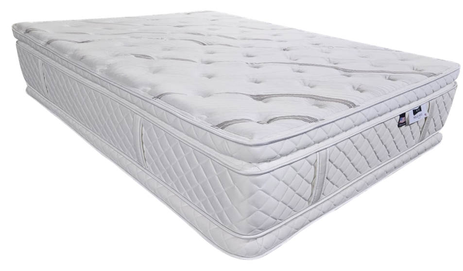 Rolls Royce Luxury Plush Dual Sided Latex Full Size Mattress and Foundation Set