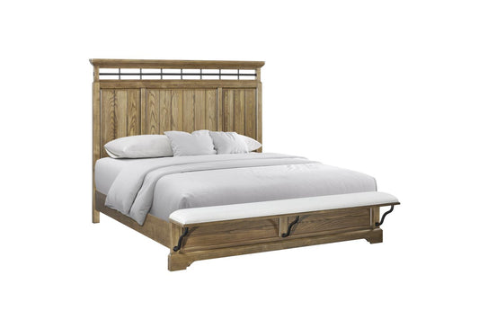 Farmhouse Bellamy Lane Caramel Queen Size Bedroom Set