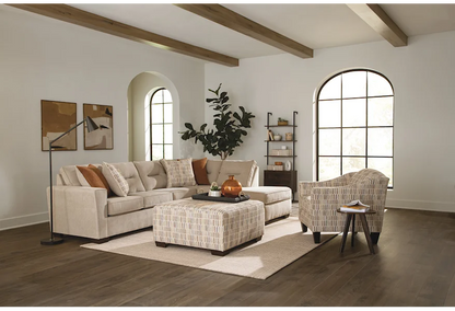 Bono Beige Two Piece Sectional with Chaise