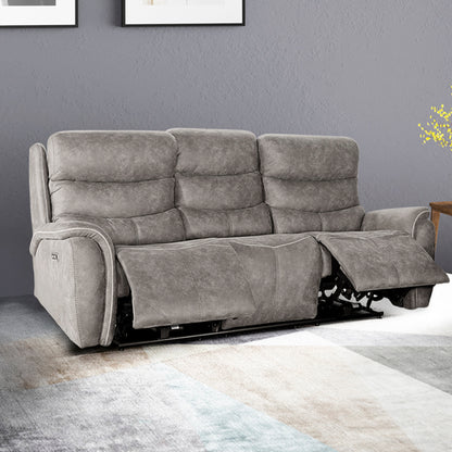 Kamari Gray Reclining Sofa and Loveseat