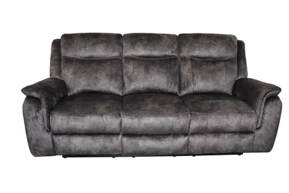 Park City Charcoal Gray Power Reclining Sofa and Loveseat