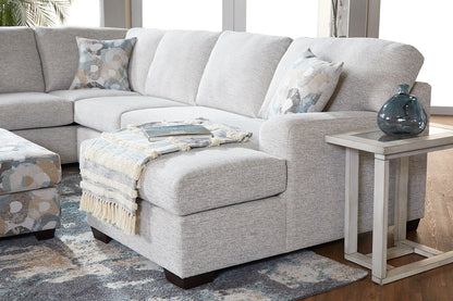 Camelot Bone Chaise Sectional