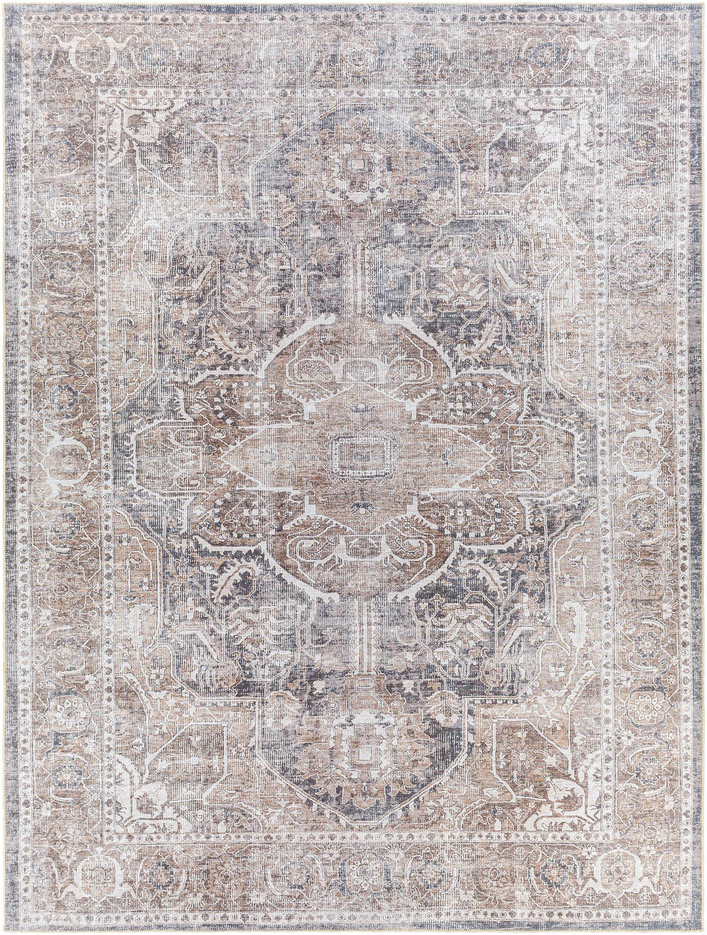 Mignon Washable Area Rug: 5'3" x 7'3" Rectangle