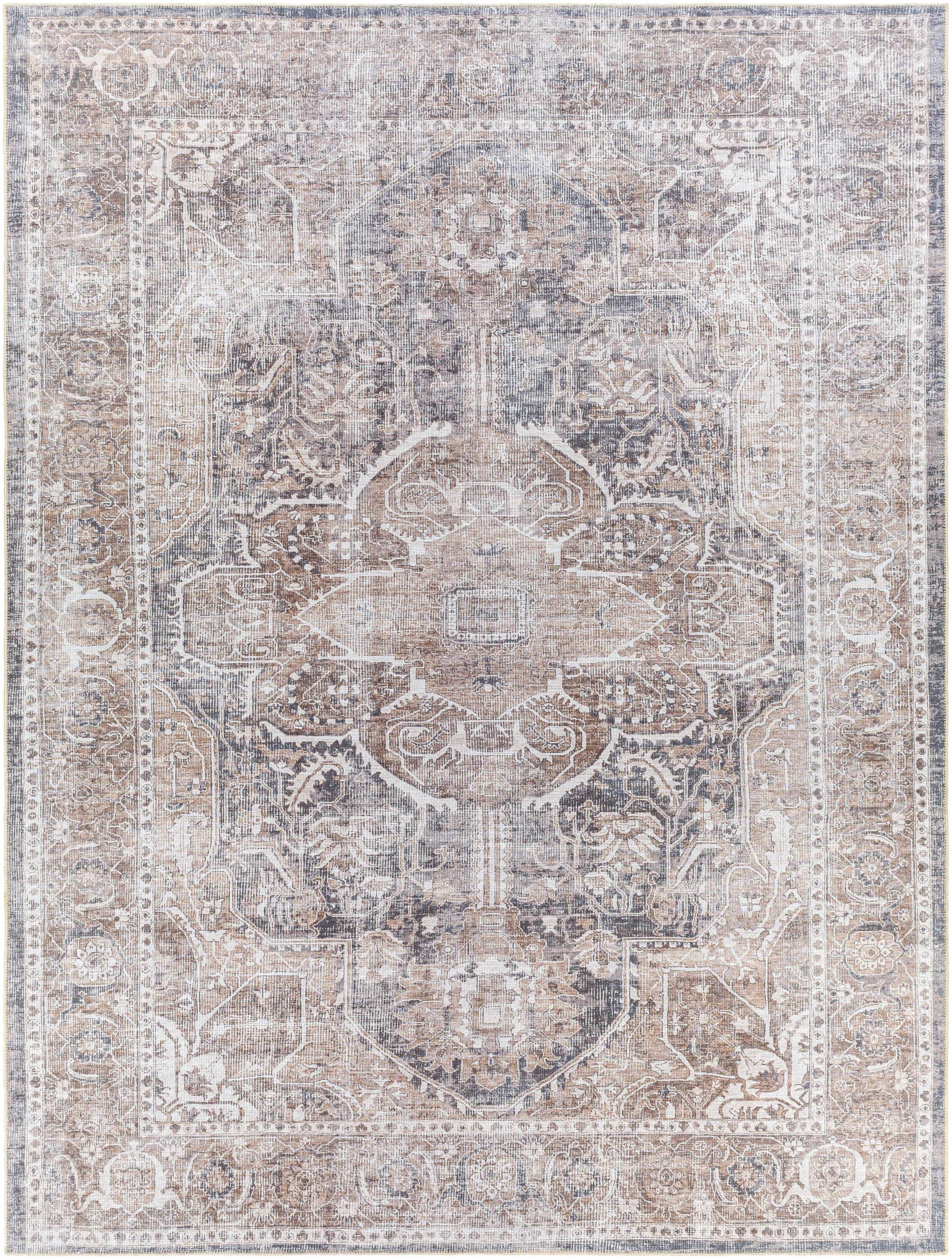 Mignon Washable Area Rug: 5'3" x 7'3" Rectangle