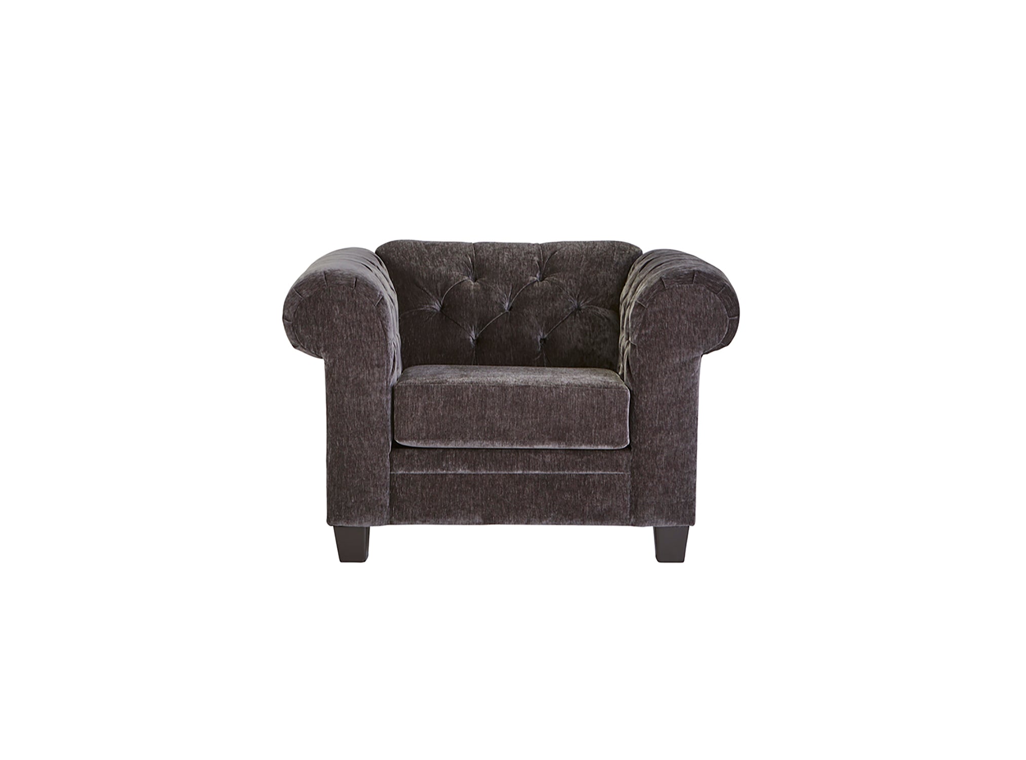 Lush Mink Elegant Tufted  Sofa and Loveseat