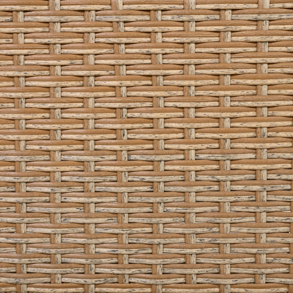 TREXM Outdoor Swivel Chair with Cushions, Rattan Egg Patio Chair with Rocking Function for Balcony, Poolside and Garden (Natural Wicker + Grey Cushion)