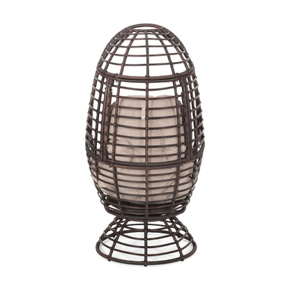 ROBERTSON SWIVEL PATIO EGG CHAIR