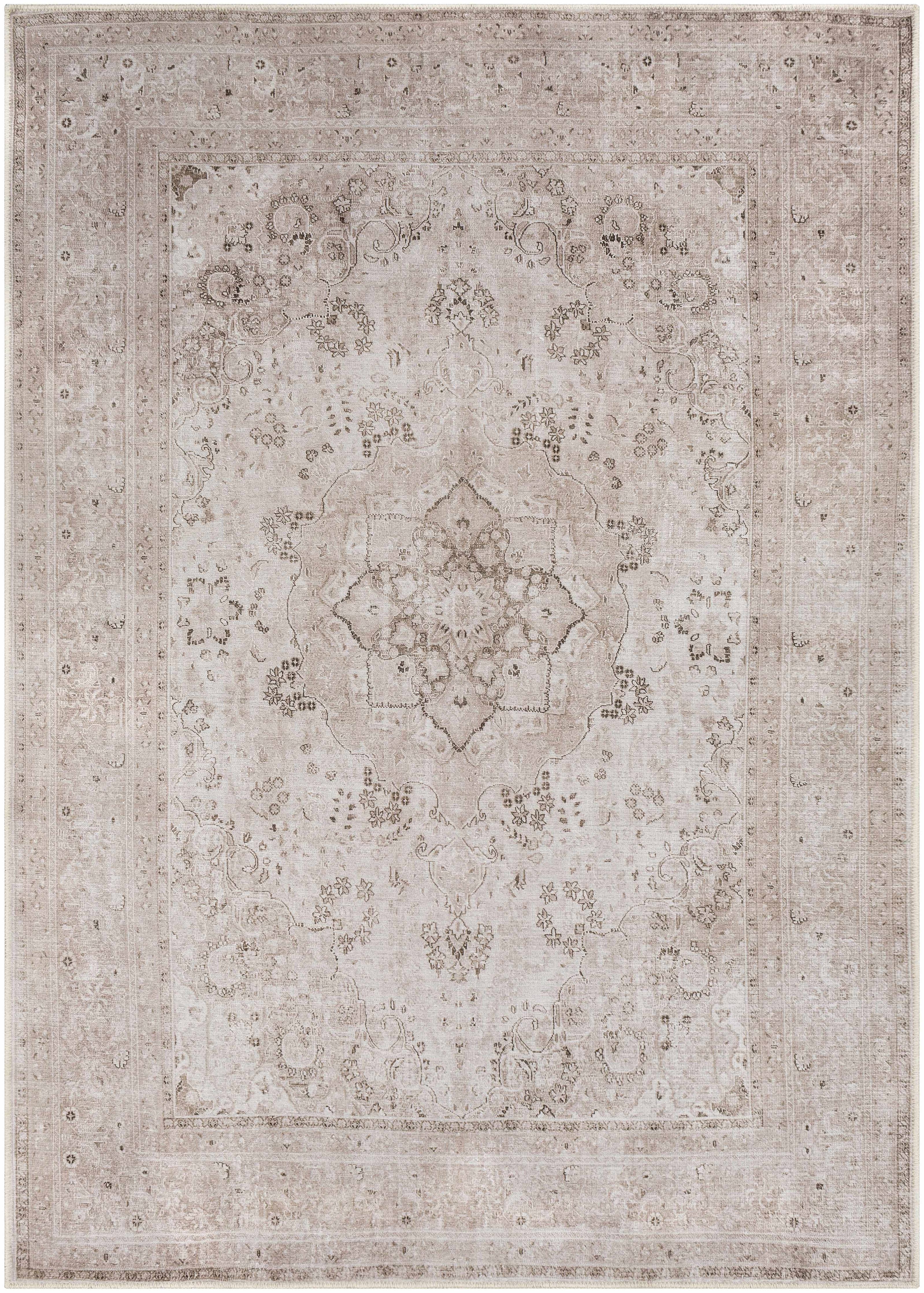 Bethany Washable Area Rug: 5'3" x 7'3" Rectangle