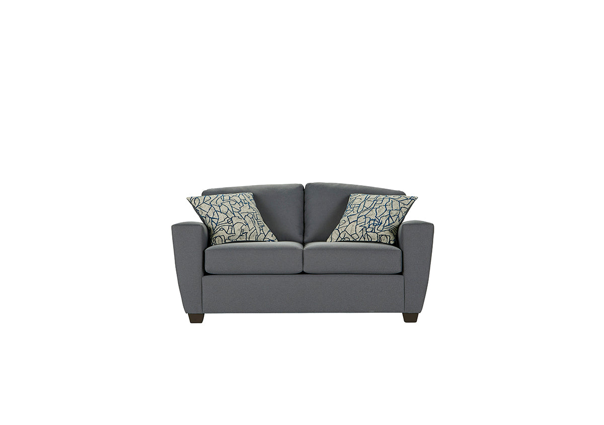 Layla Iron Gray Sofa and Loveseat