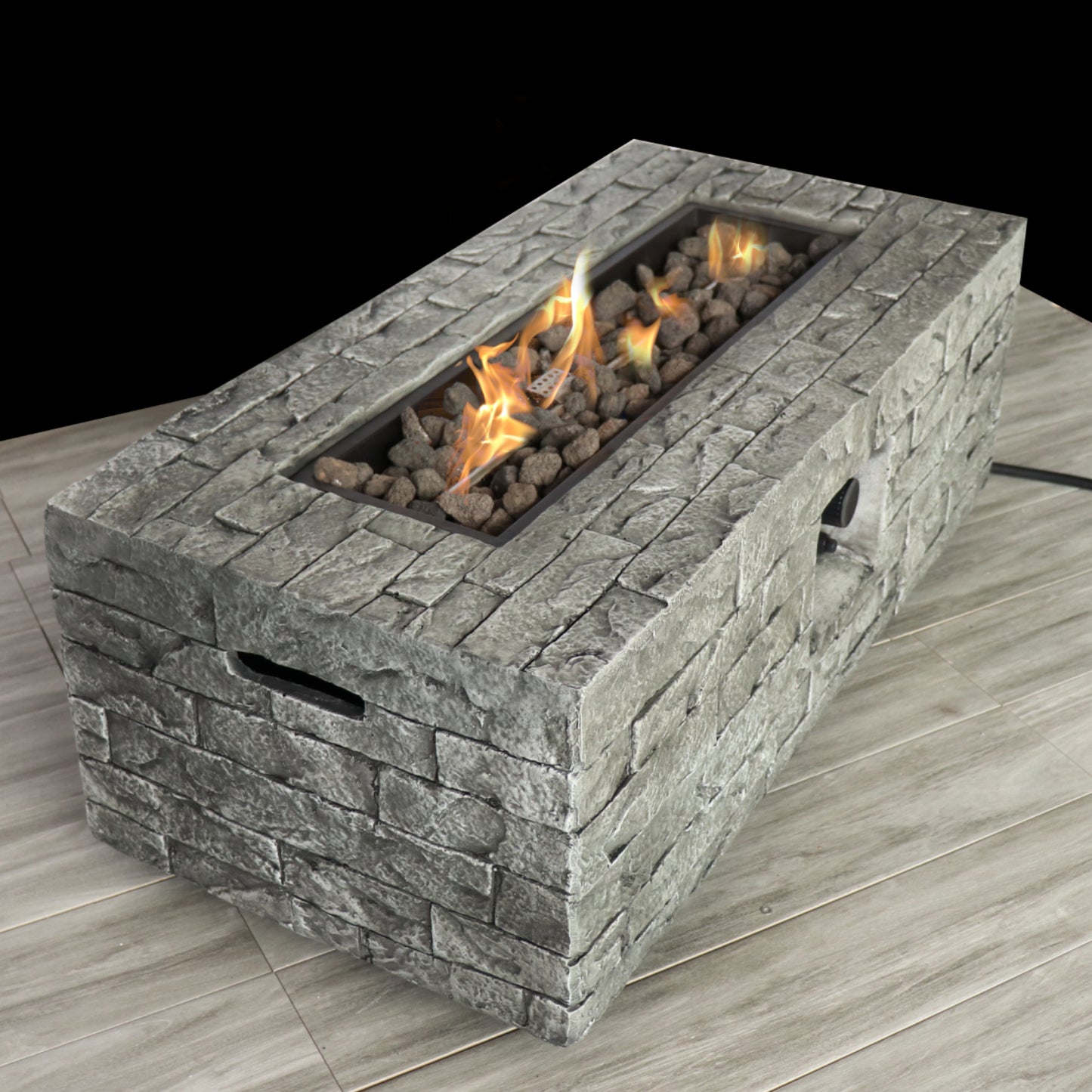 Fiber Reinforced Concrete Propane/Natural Gas Fire pit table