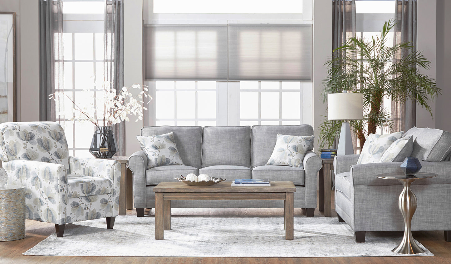 Rumble Smoke Gray Sofa and Loveseat