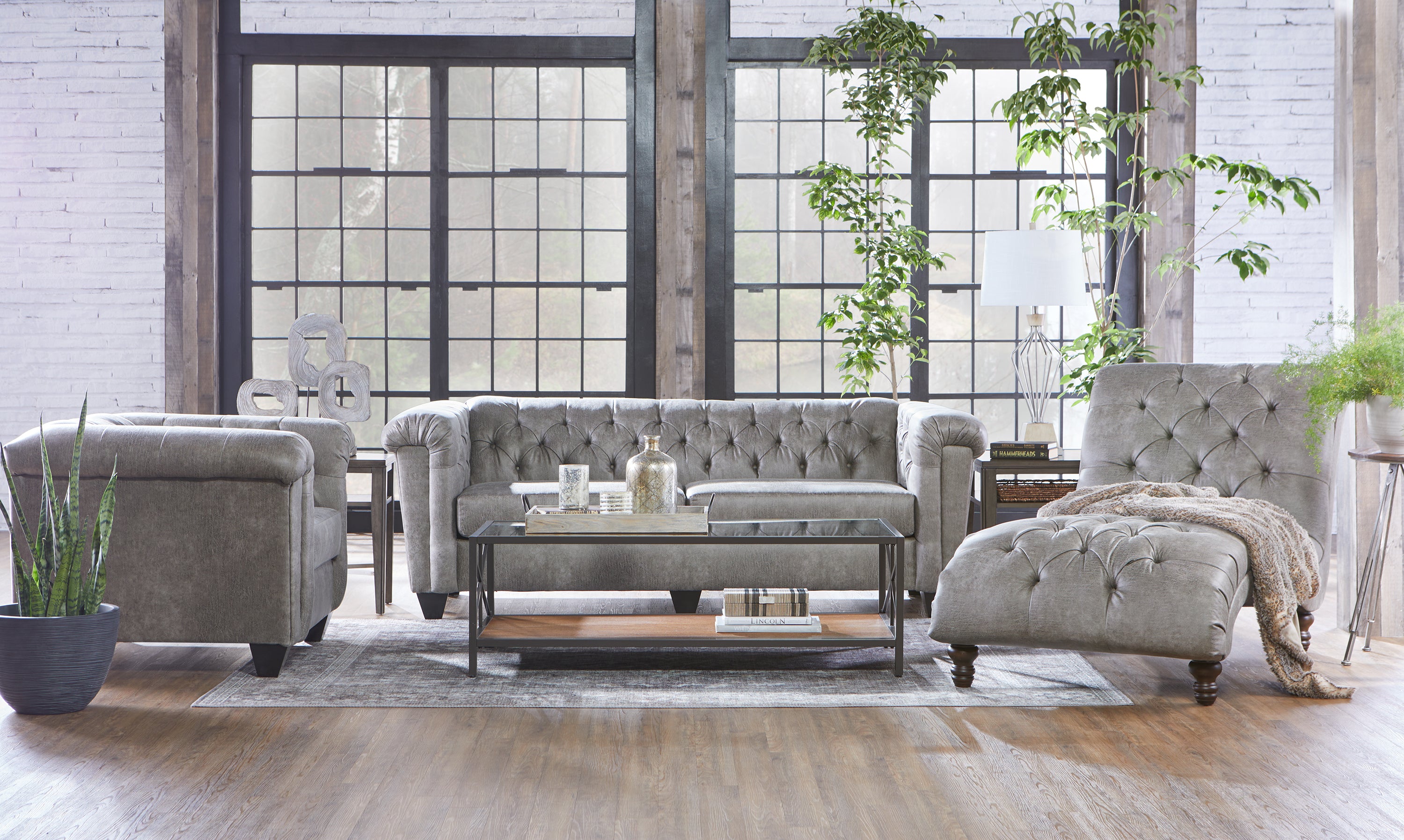 Goliath Mica Sofa and Loveseat