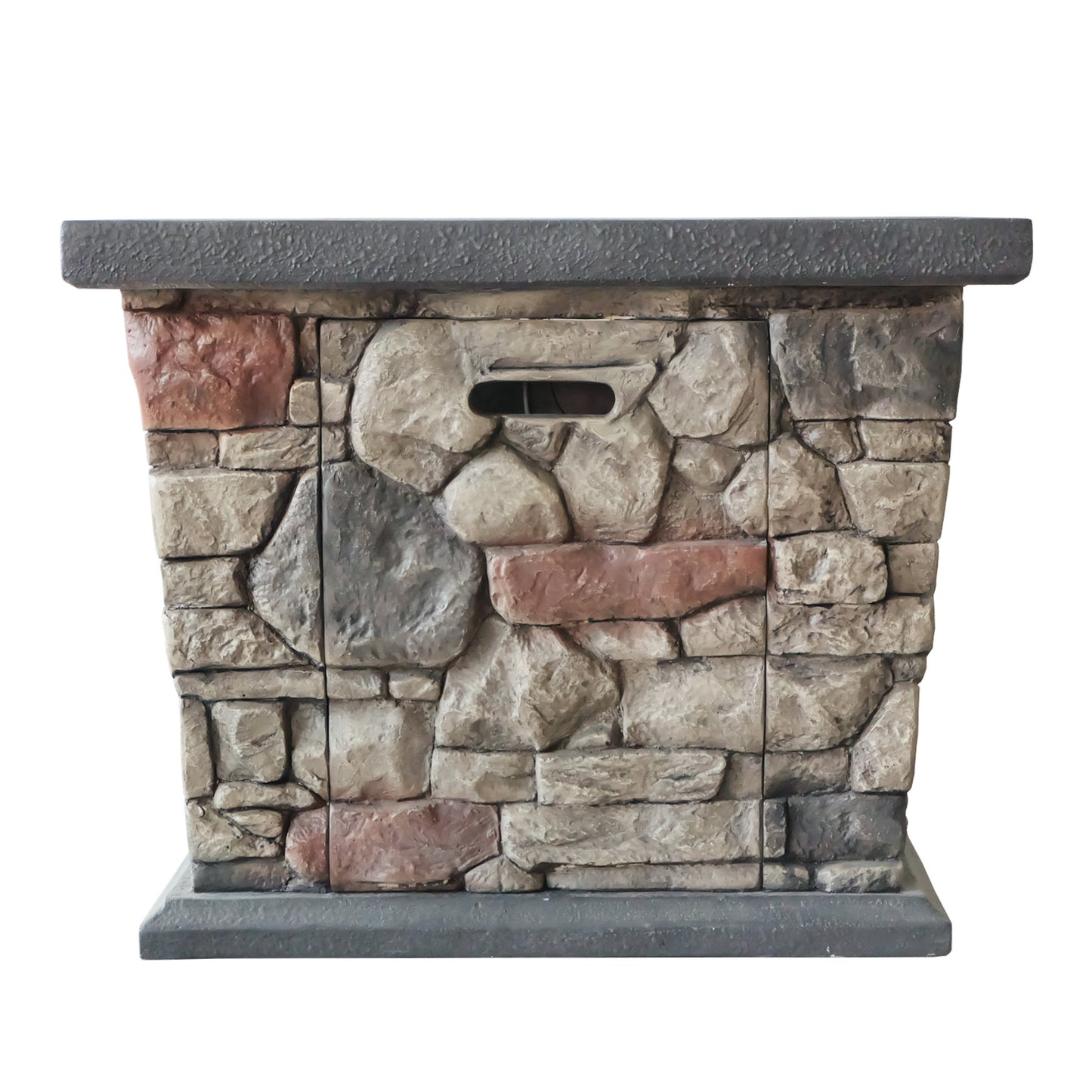 CARSON 30' SQUARE MGO FIRE PIT - 40,000 BTU