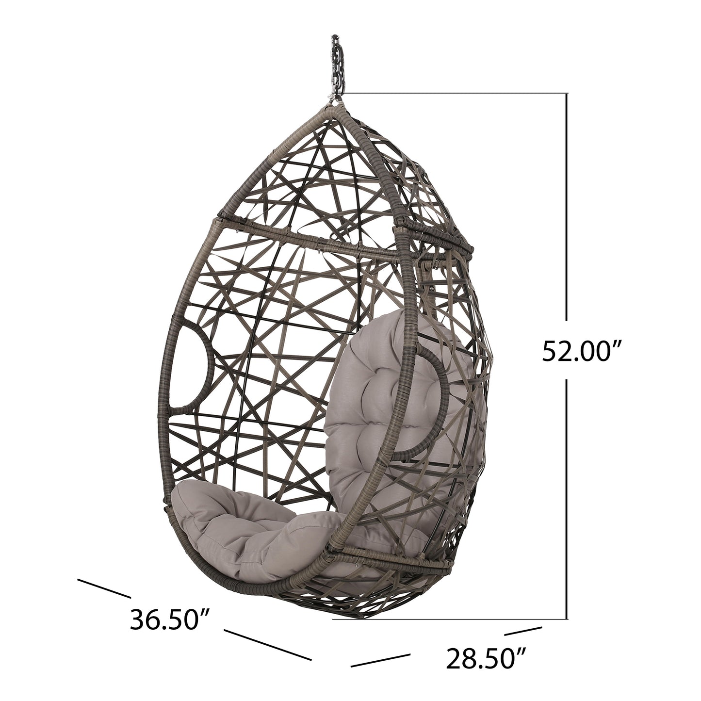 MARLIN HANGING EGG CHAIR-BASKET