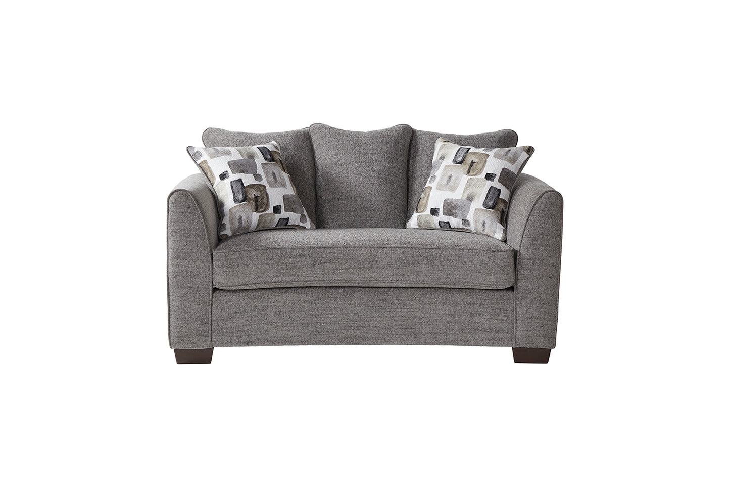 Seville Charcoal Gray Sofa and Loveseat