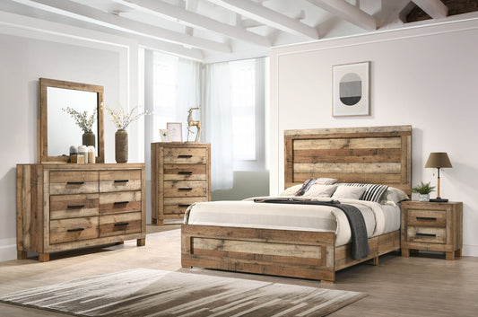 Natural Plank Queen Bedroom Set