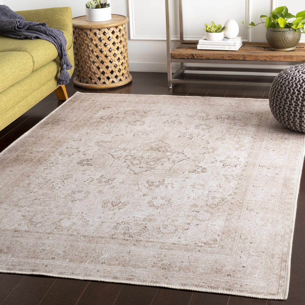 Bethany Washable Area Rug: 5'3" x 7'3" Rectangle