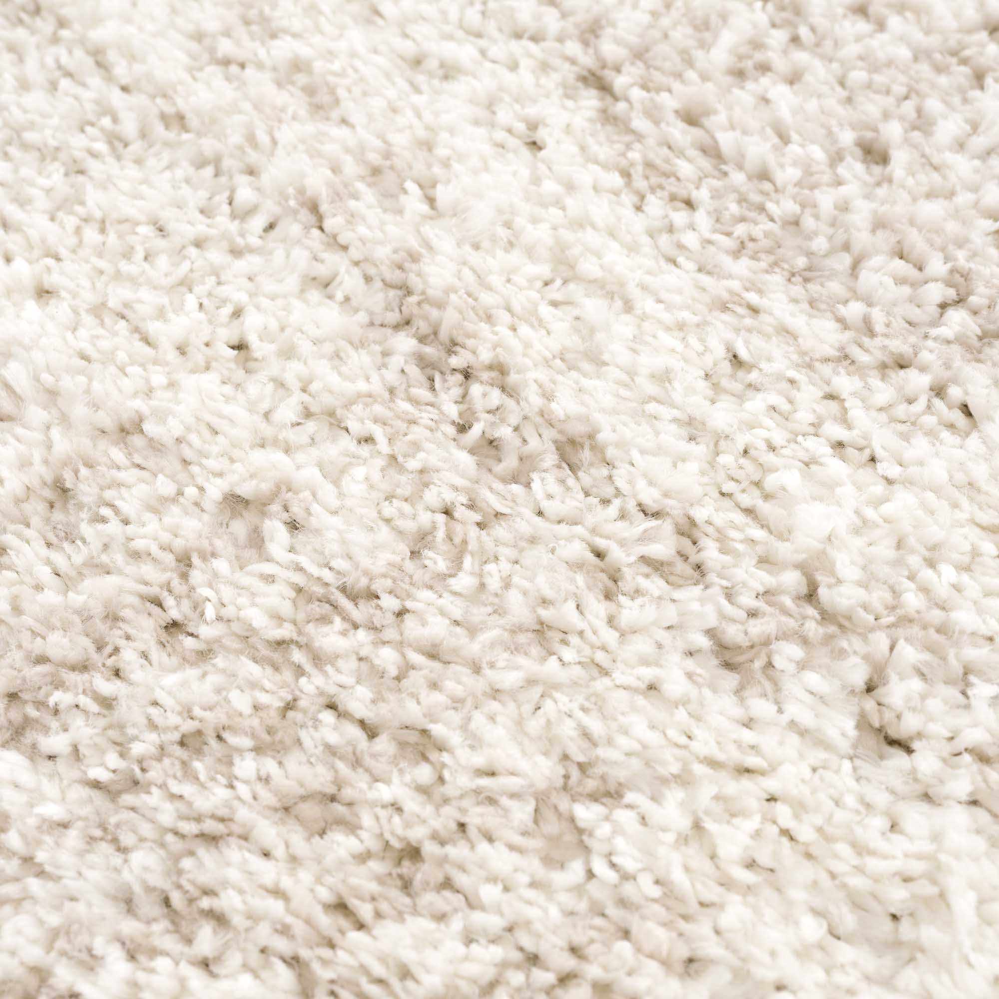 Trunding Plush Area Rug in Light Beige: 5'3" x 7'3" Rectangle