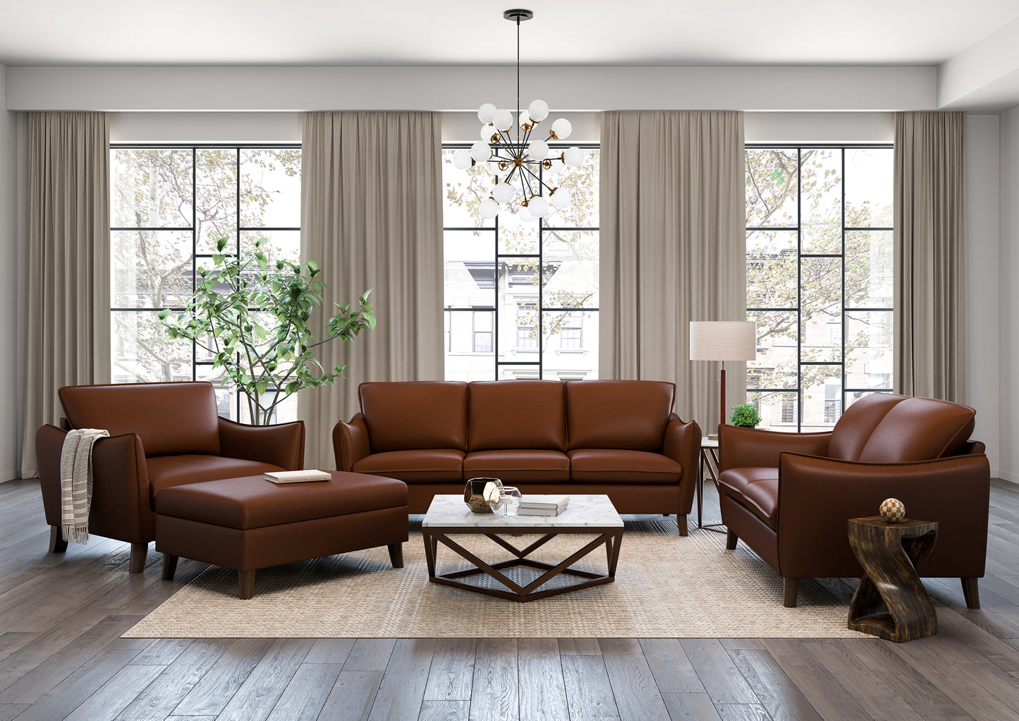 Bermuda Fawn Sofa and Loveseat