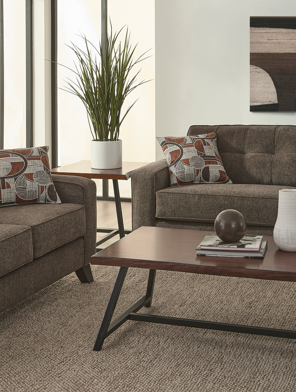 Fairlane Hazel Sofa and Loveseat