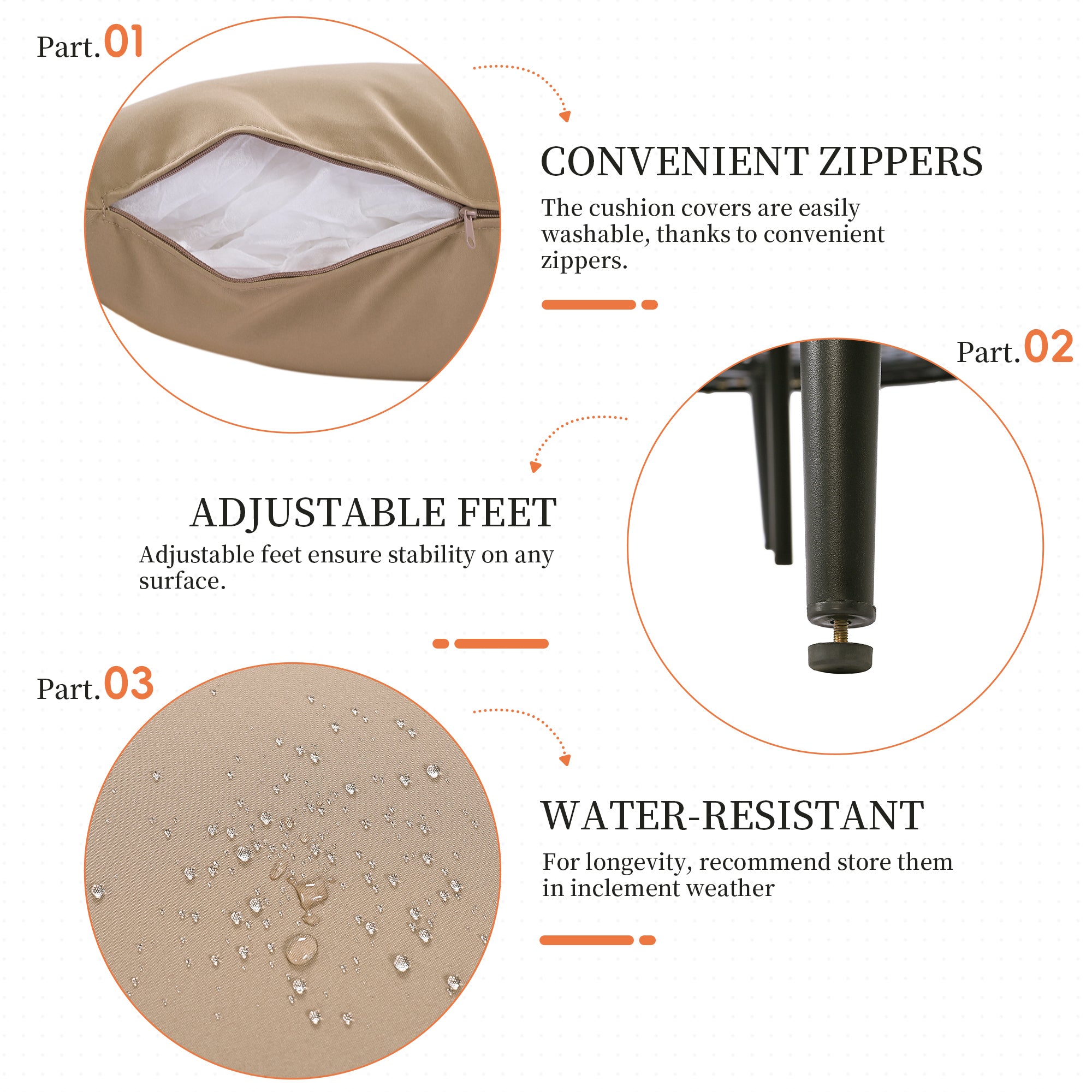 Patio Daybed with Retractable Canopy, Outdoor Rattan PE Wicker Back Loveseat Sofa Set with Throw Pillows and Cushions for Backyard, Poolside, Garden, Brown