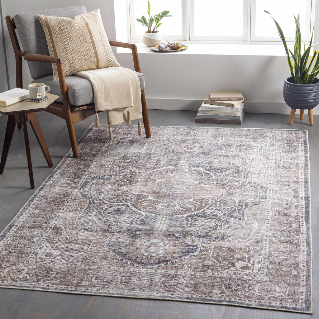 Mignon Washable Area Rug: 5'3" x 7'3" Rectangle