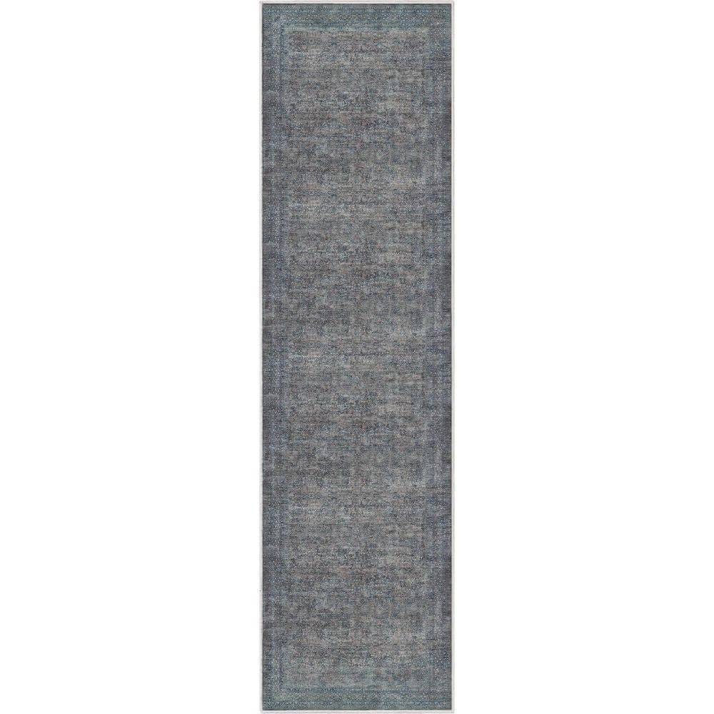 Juliette Vintage Persian Oriental Blue Flat-Weave Rug: 6' x 9'