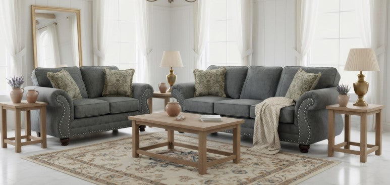 Closeout Dolphin Bay Bombay Sofa and Loveseat