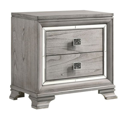 Vail Gray LED Backlit Contemporary Queen Bedroom Set