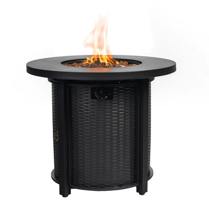 30inch Propane Round Fire Table 40000BTU Propane Fire Pit Table