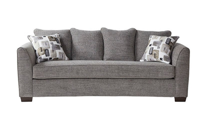 Seville Charcoal Gray Sofa and Loveseat