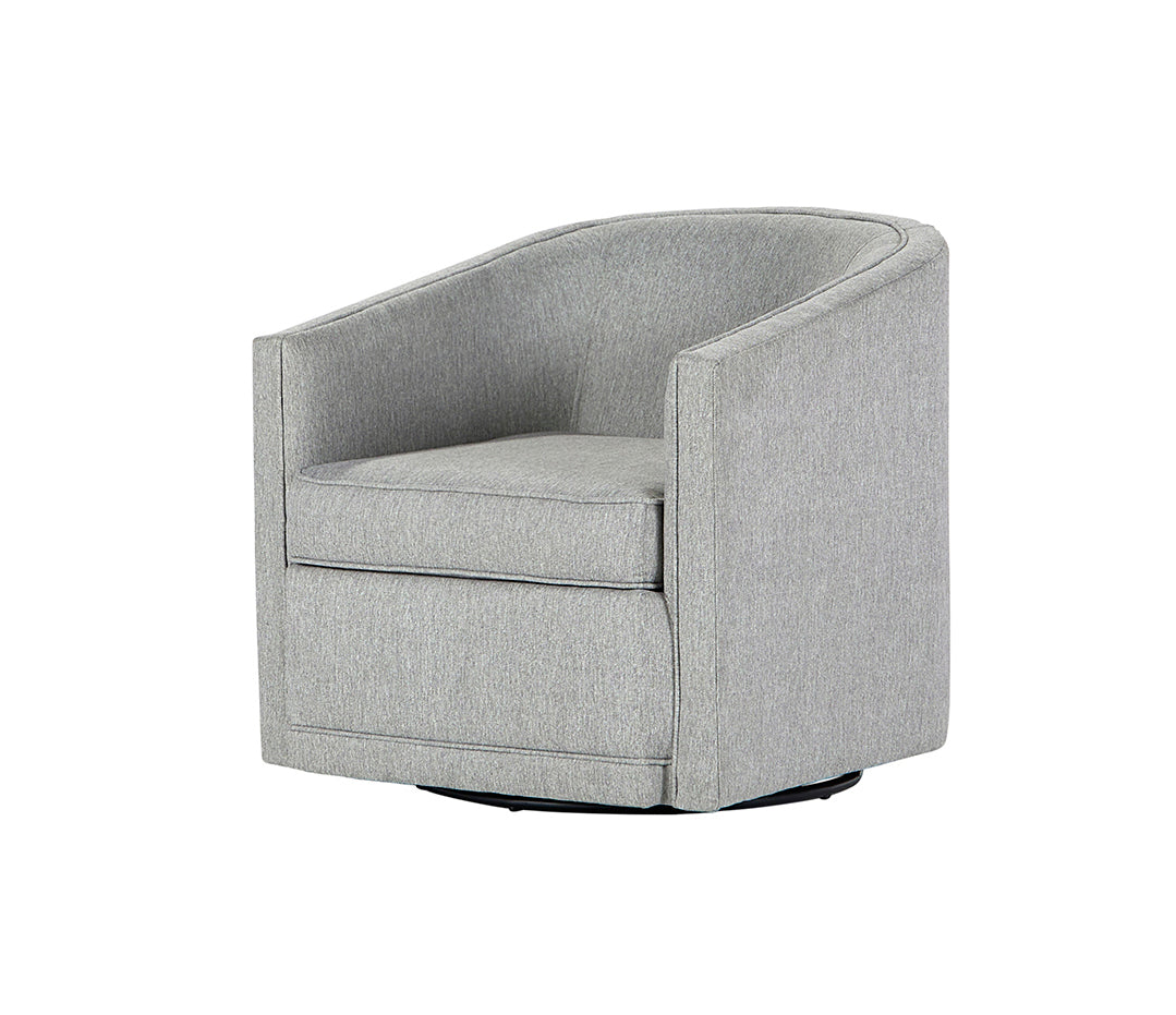 Classic Aloe Barrel Swivel Chair