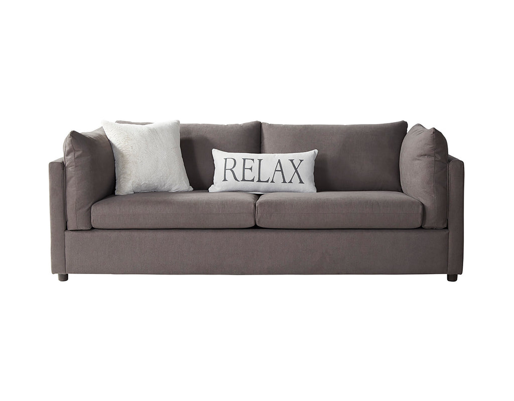 Carbon Gray Relax Cuddle Low Profile Sofa and Chair