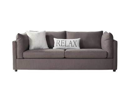 Carbon Gray Relax Cuddle Low Profile Sofa and Chair