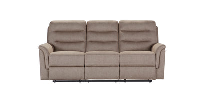 Mushroom Reclining Sofa and Reclining Loveseat