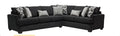 Mazeltof Tar Black Sectional