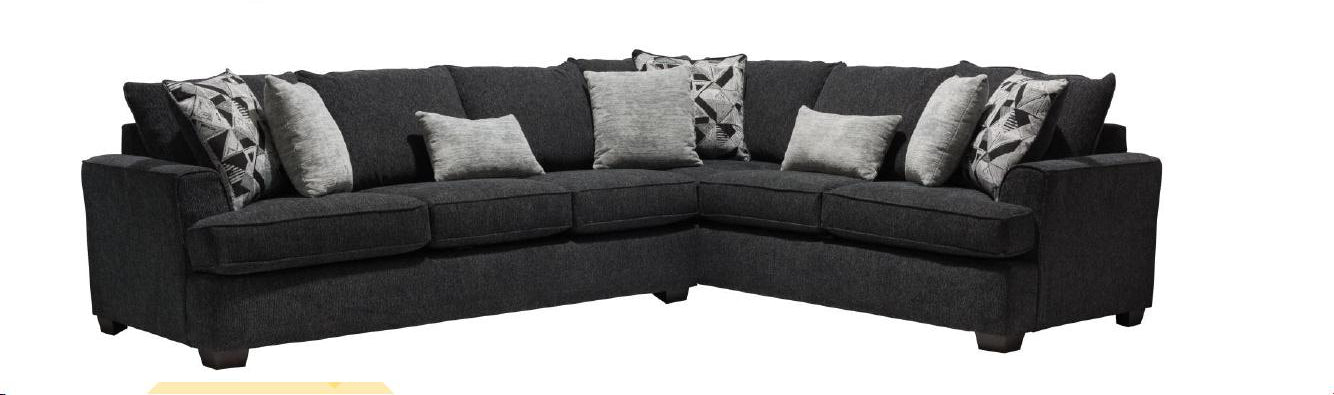 Mazeltof Tar Black Sectional