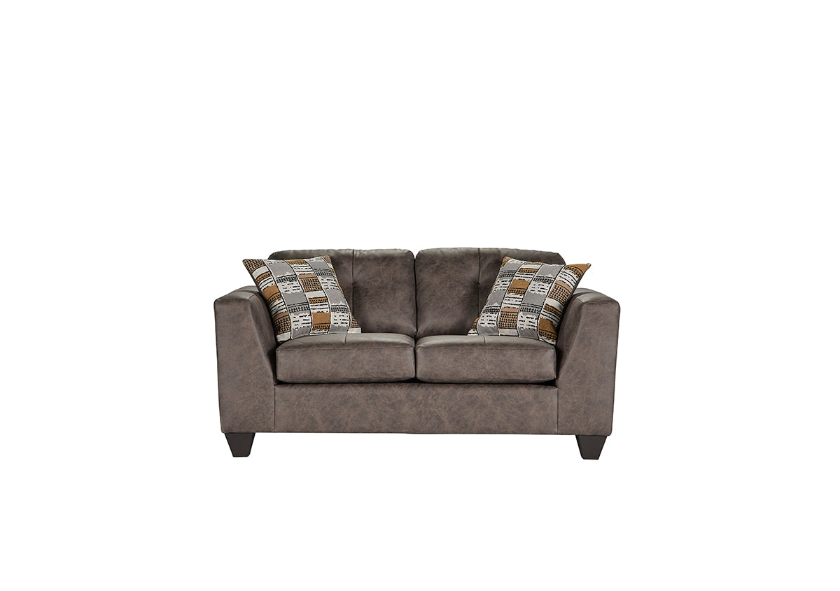 Mylo Buckskin Sofa and Loveseat