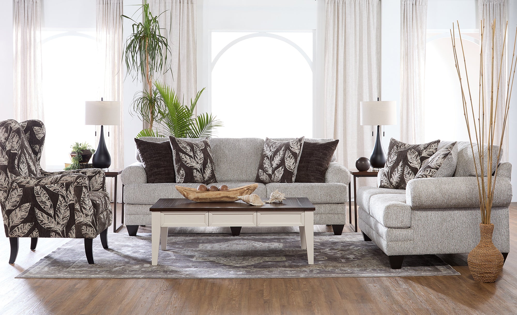 Marley Cloud Sofa and Loveseat
