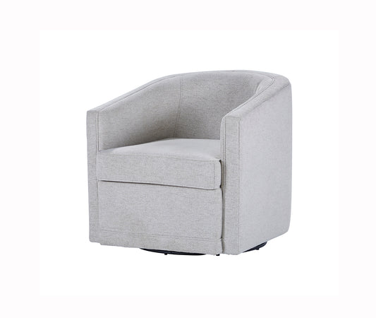 Quartz Turtle Barrel Swivel Chair