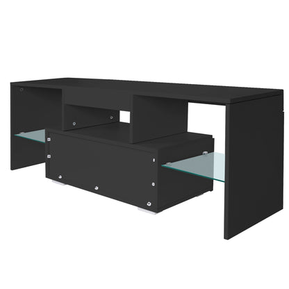 TV stand with Storage 43 inch LED Modern TV Media Console Entertainment Center with Drawer TV cabinet for Living Room Bedroom