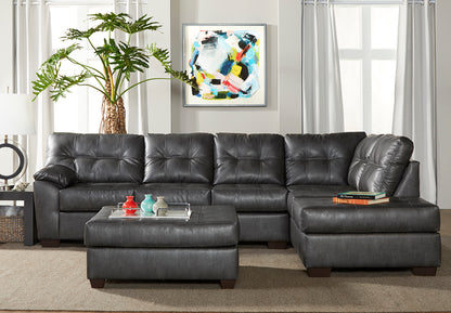 Closeout Cinder Gray Right Front Chaise Sectional