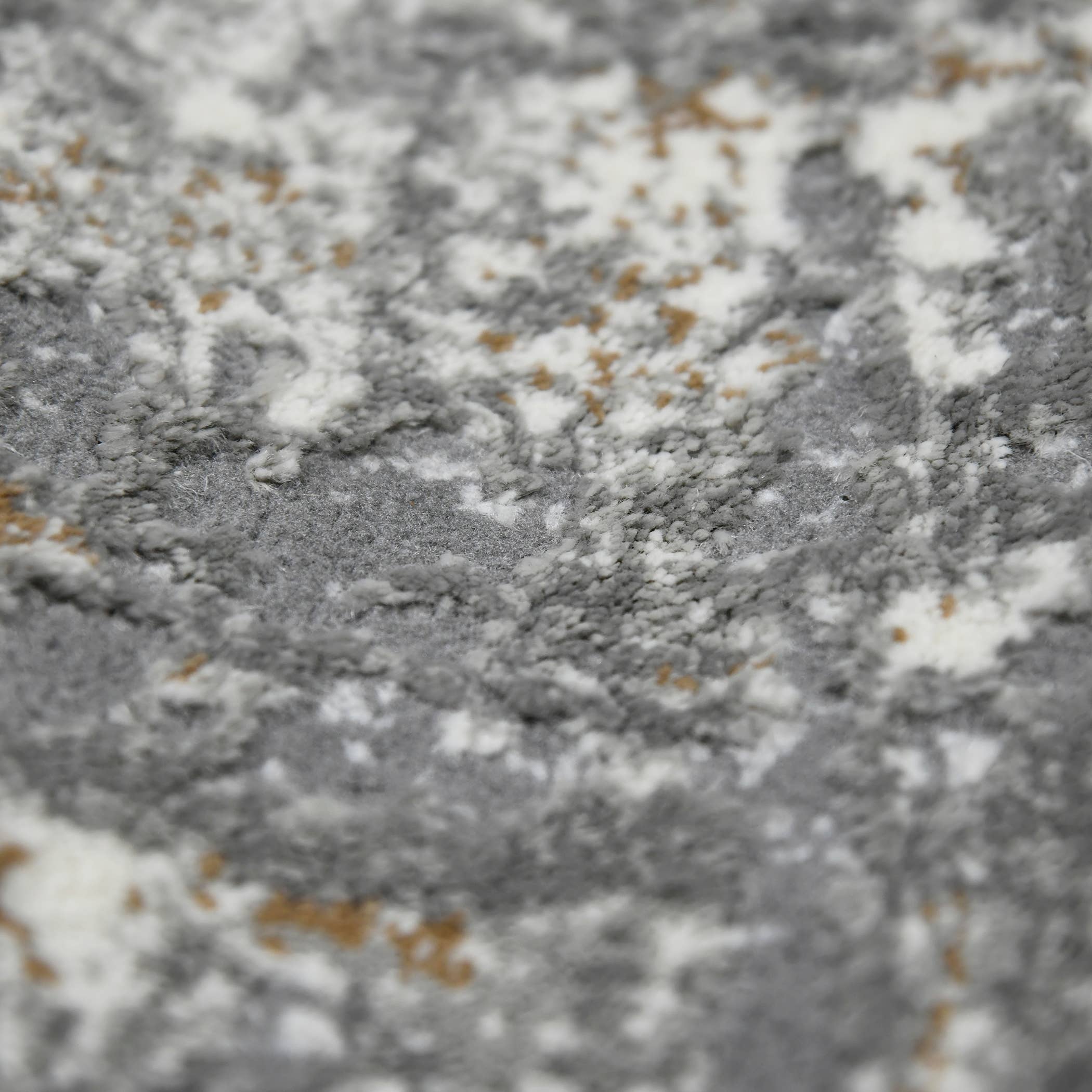 Savannah Milan Gray Abstract Area Rug 5.3X7.9