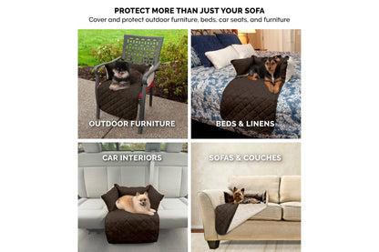 Sofa Buddy Pet Bed Furniture Cover: Medium / Gray/Mist