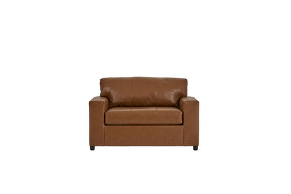 Leather Bently Nutmeg Sofa and Loveseat