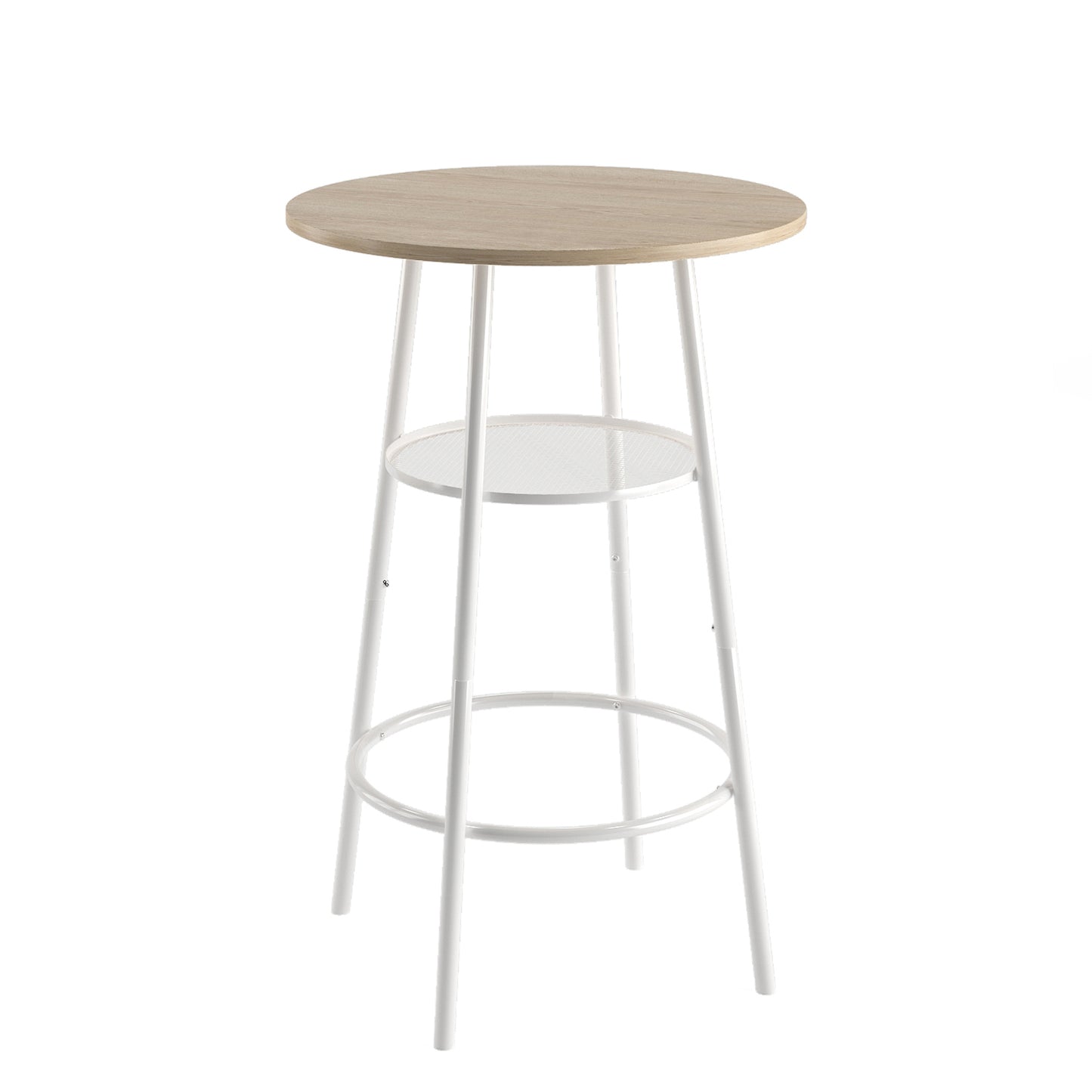 Bar table, equipped with 2 bar stools , with backrest and partition